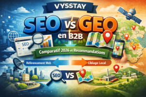 SEO vs GEO en B2B : Comparatif 2026 et Recommandations